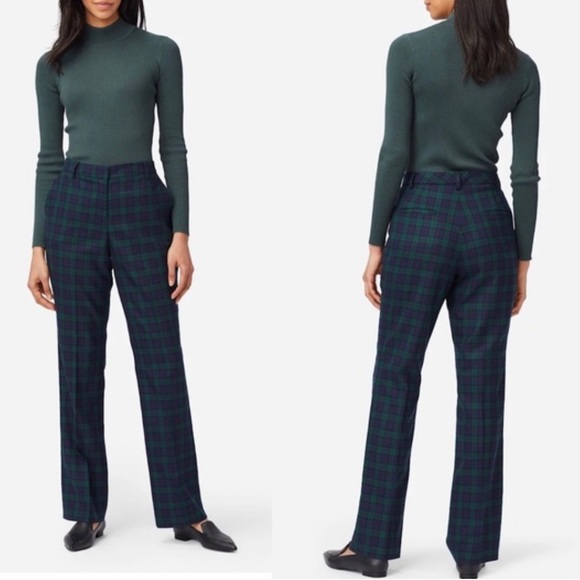 Pendleton Vintage 1980’s Black Watch Tartan Plaid Pleated Trouser Pants Size 4 - Picture 16 of 16